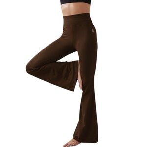 Free People Movement FP XS/S Brown Good Karma Tie Dye Flare Leggings